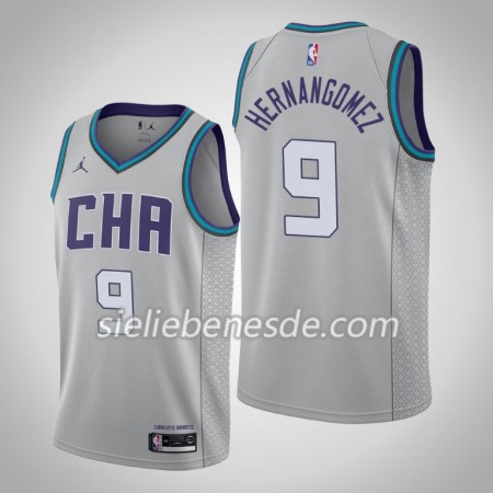 Herren NBA Charlotte Hornets Trikot Willy Hernangomez 9 Jordan Brand 2019-2020 City Edition Swingman